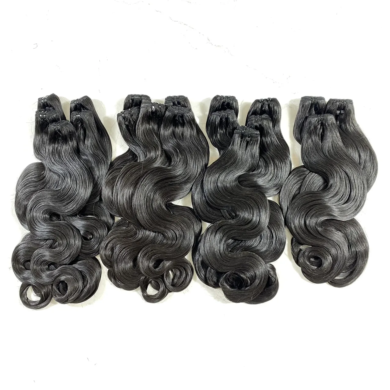 BODY WAVE WEFT BUNDLE WHOLESALE PRICE HUMAN HAIR VIETNAMESE FACTORY  FULL CUTICLE ALIGNED RAW VIRGIN DD AND SDD