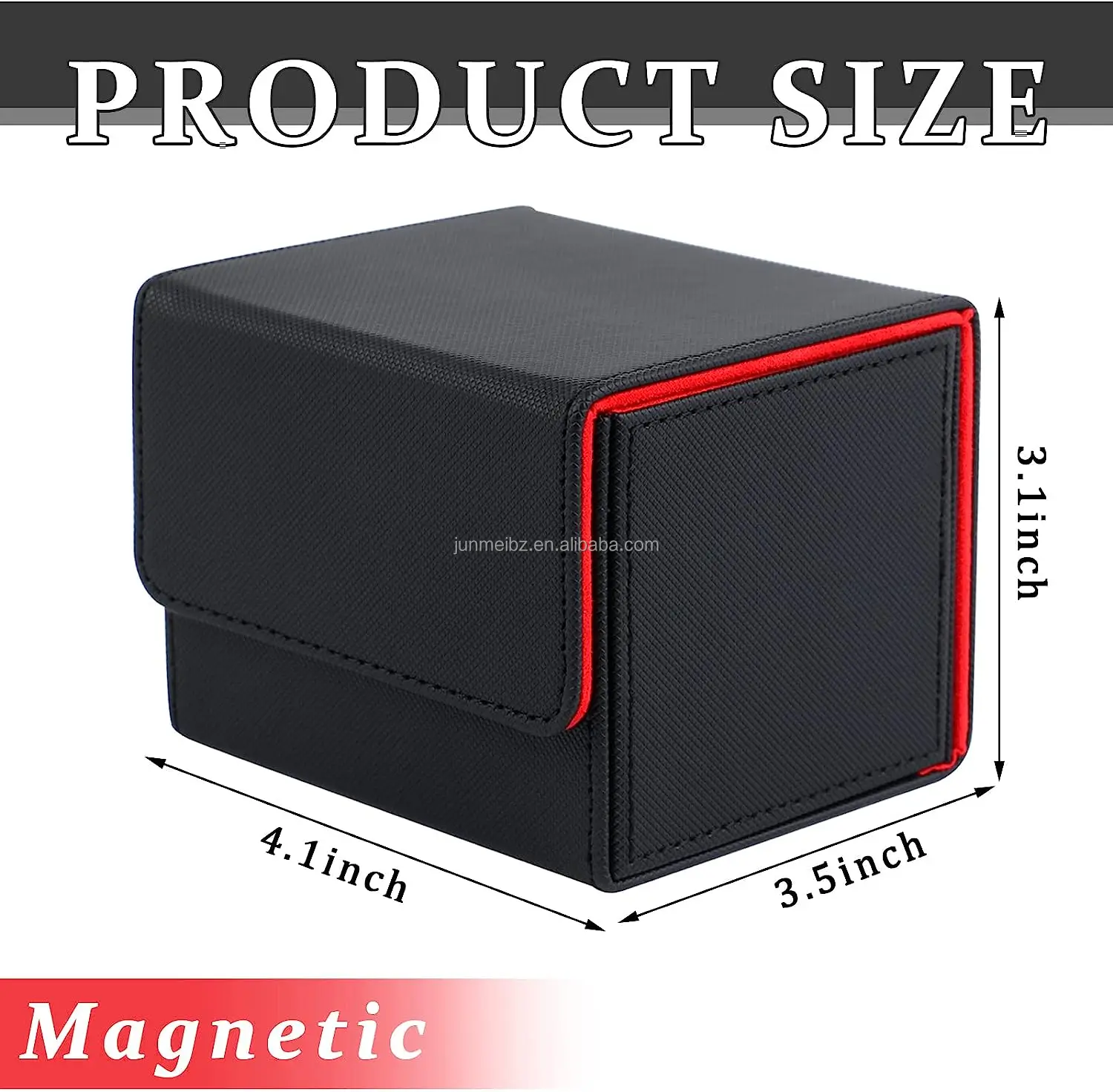 High-End Custom Card Deck Box Yugioh MTG Trading Card PU Leather Deck Box Storage Game Card Box