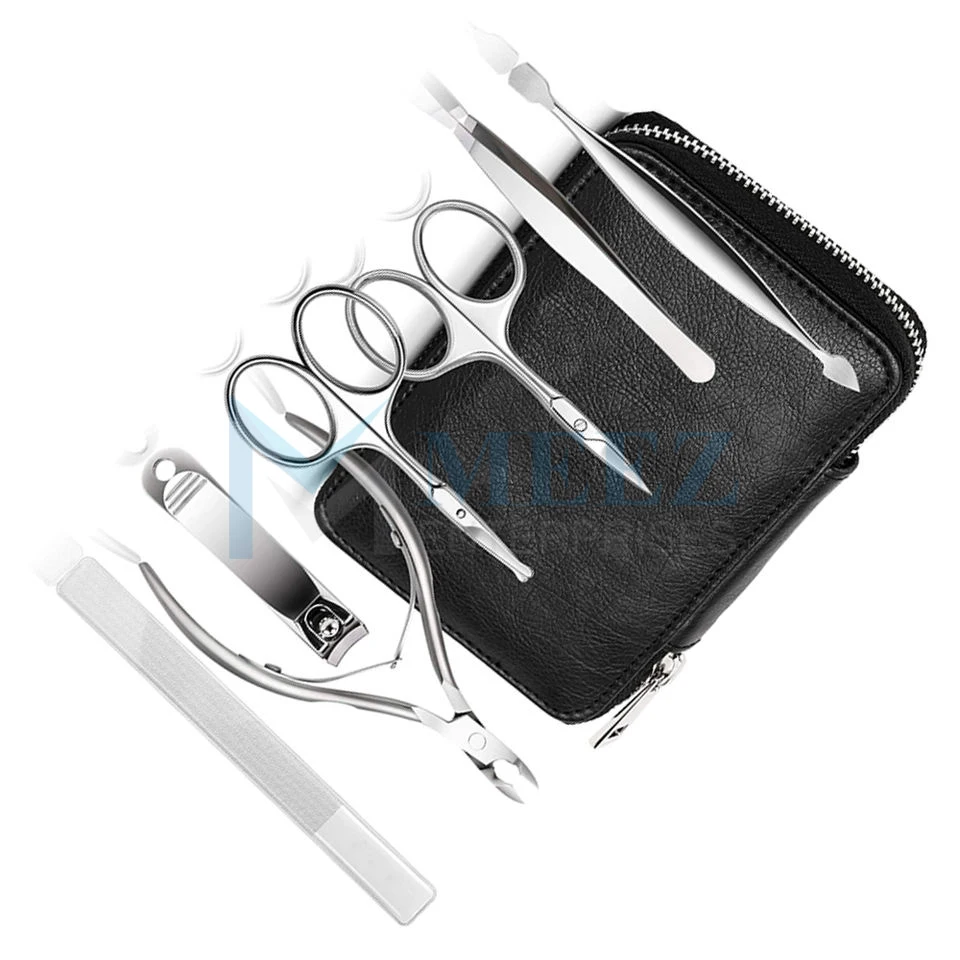 Stainless Steel Manicure Pedicure Stainless Steel Set For Women And Men 7 Pcs Beauty Care Instrument