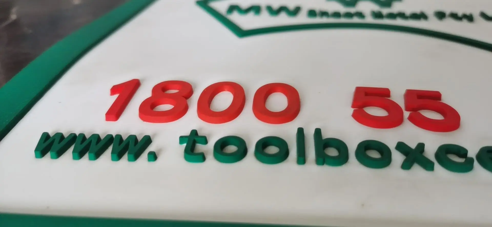 Plastic Trailer Mud Flap with Rasied Logo