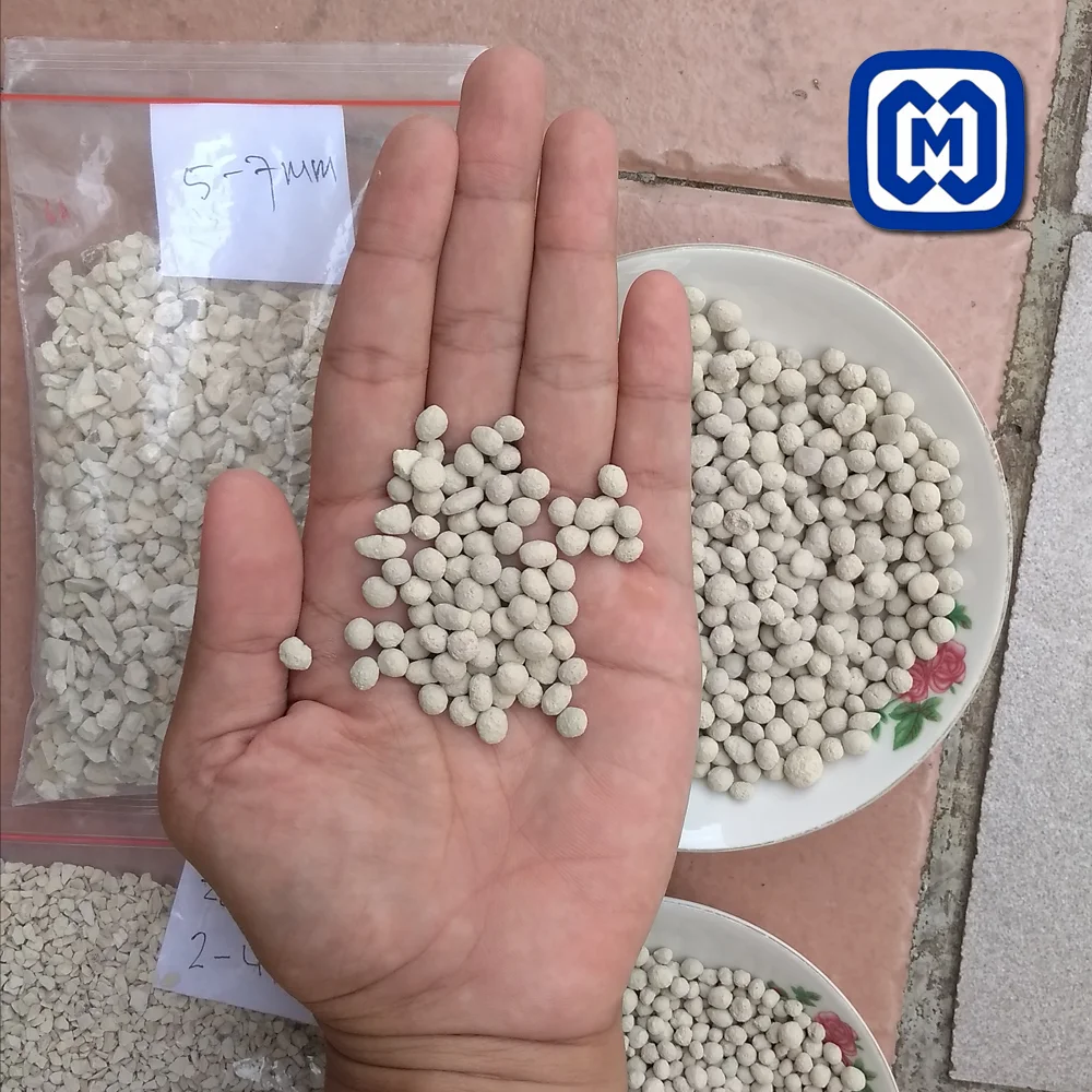 NATURAL ZEOLITE GRANULAR SIZE 5-7mm GREAT FOR AGRICULTURE USE BEIGE COLOR INDONESIAN CLINOPTINOLITE HIGH CEC VOLCANIC ROCK