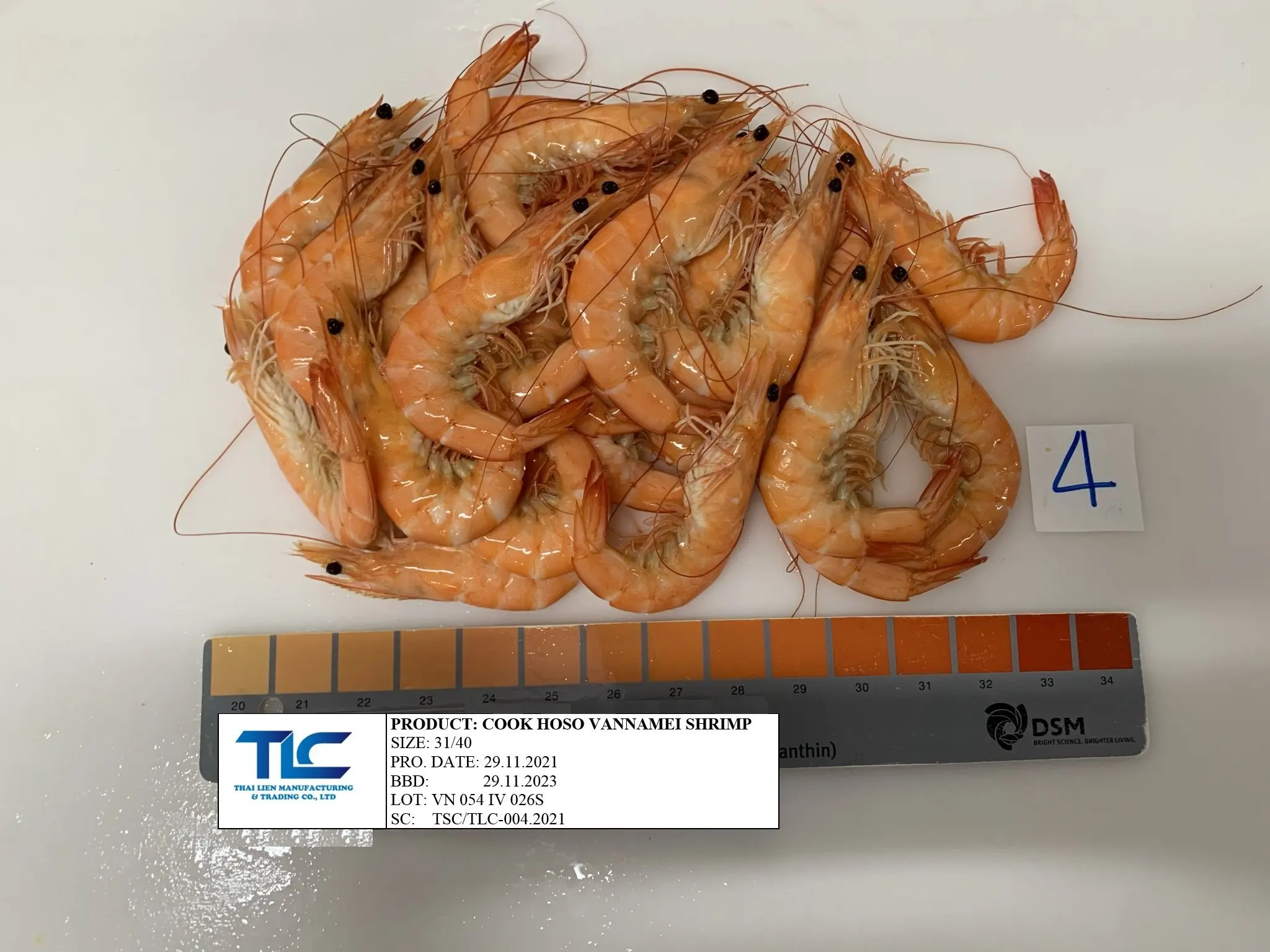 Best Price High Quality Frozen HOSO Vannamei Cooked Shrimp