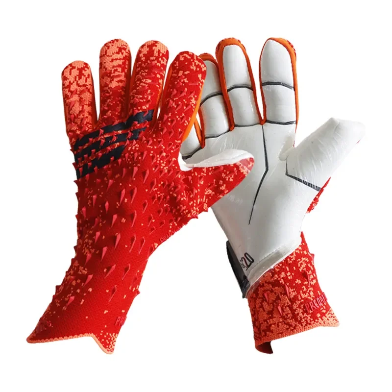 New CustomLatex Goalkeeper Gloves Palm Goalkeeper Gloves Latex Soccer Goalkeeper Gloves 2023 Soccermax