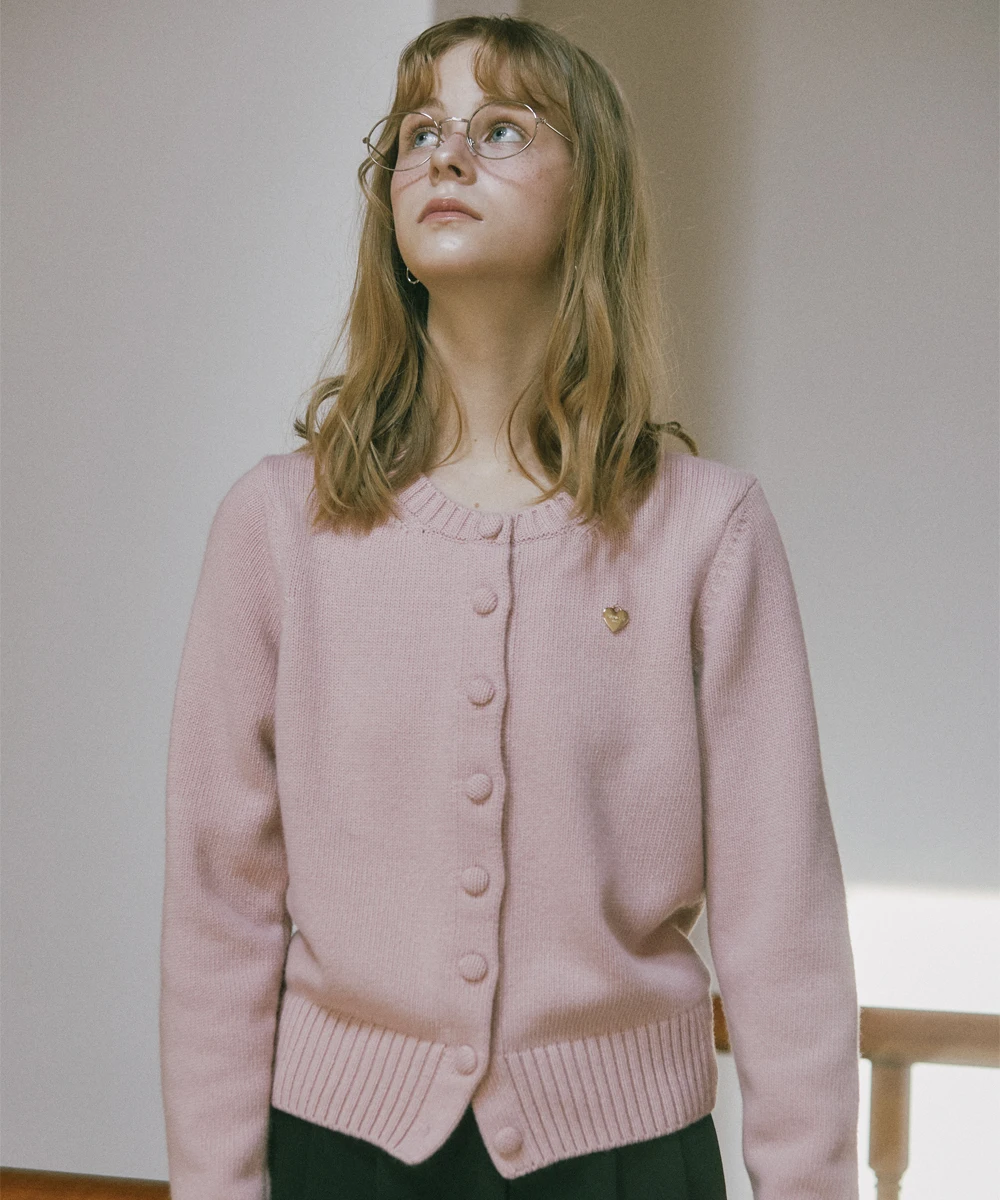 Trending Products 2024 New Arrivals Wholesale Clothes SNUG. U Love Cashmere Wool Knit Cardigan_Pink S|m Korean Fashion