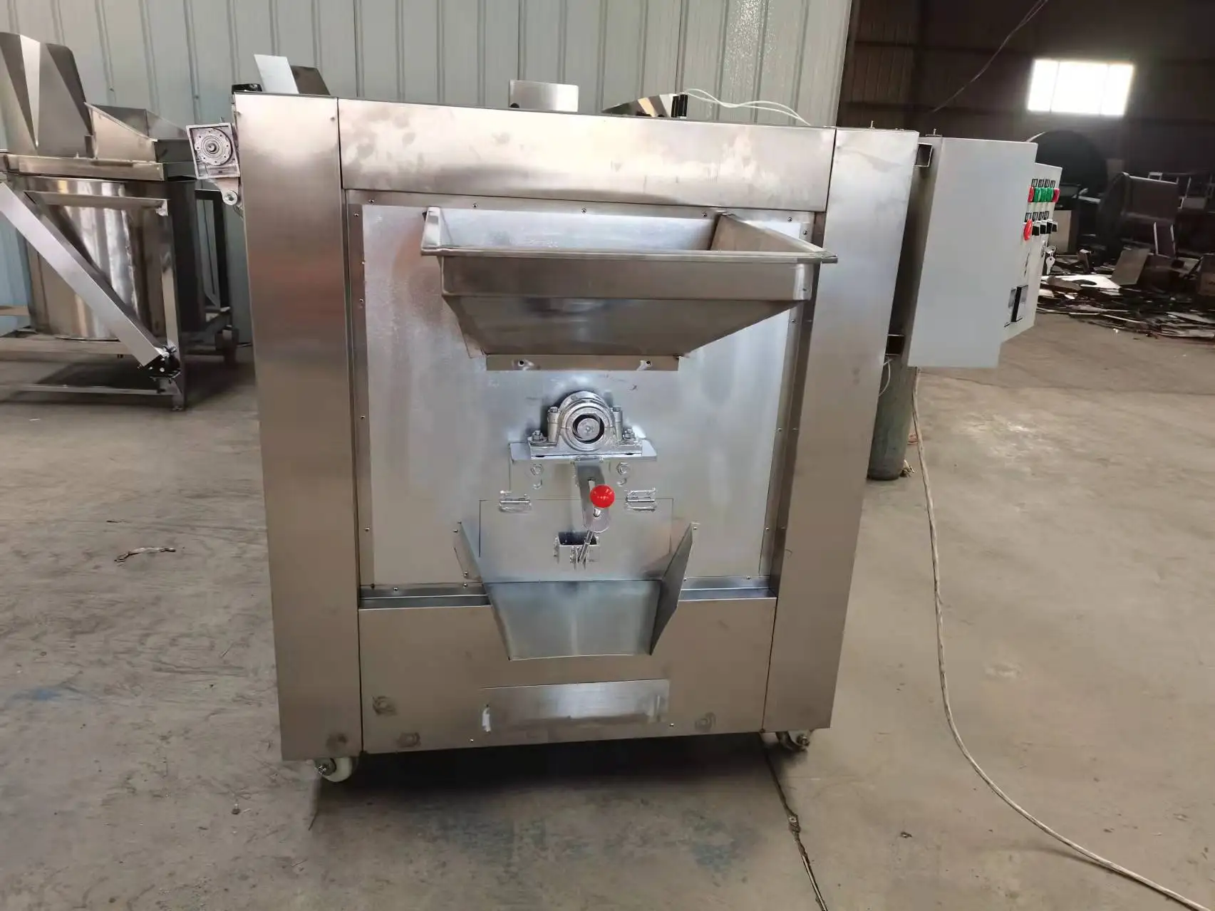 commercial cocoa dryer sesame sunflower seeds nuts roasting machine groundnut chickpea peanut roaster HJ-98