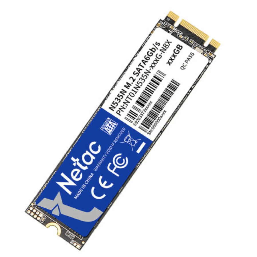 Netac N535N SSD M.2 2280 SATA 6Gb/s 128GB 256GB  512GB 1TB 2TB Reliable quality and stable performance