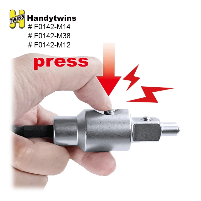 Easy Operate Strong Magnetic Impact Grade Locking Sockets Adapter