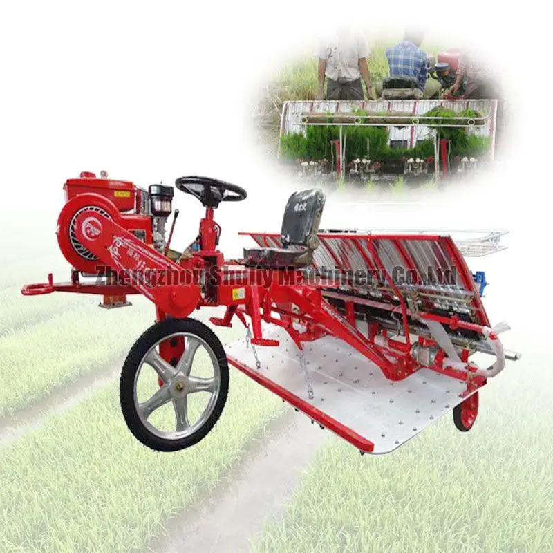 Factory direct sale double planting arms paddy rice transplanter in pakistan