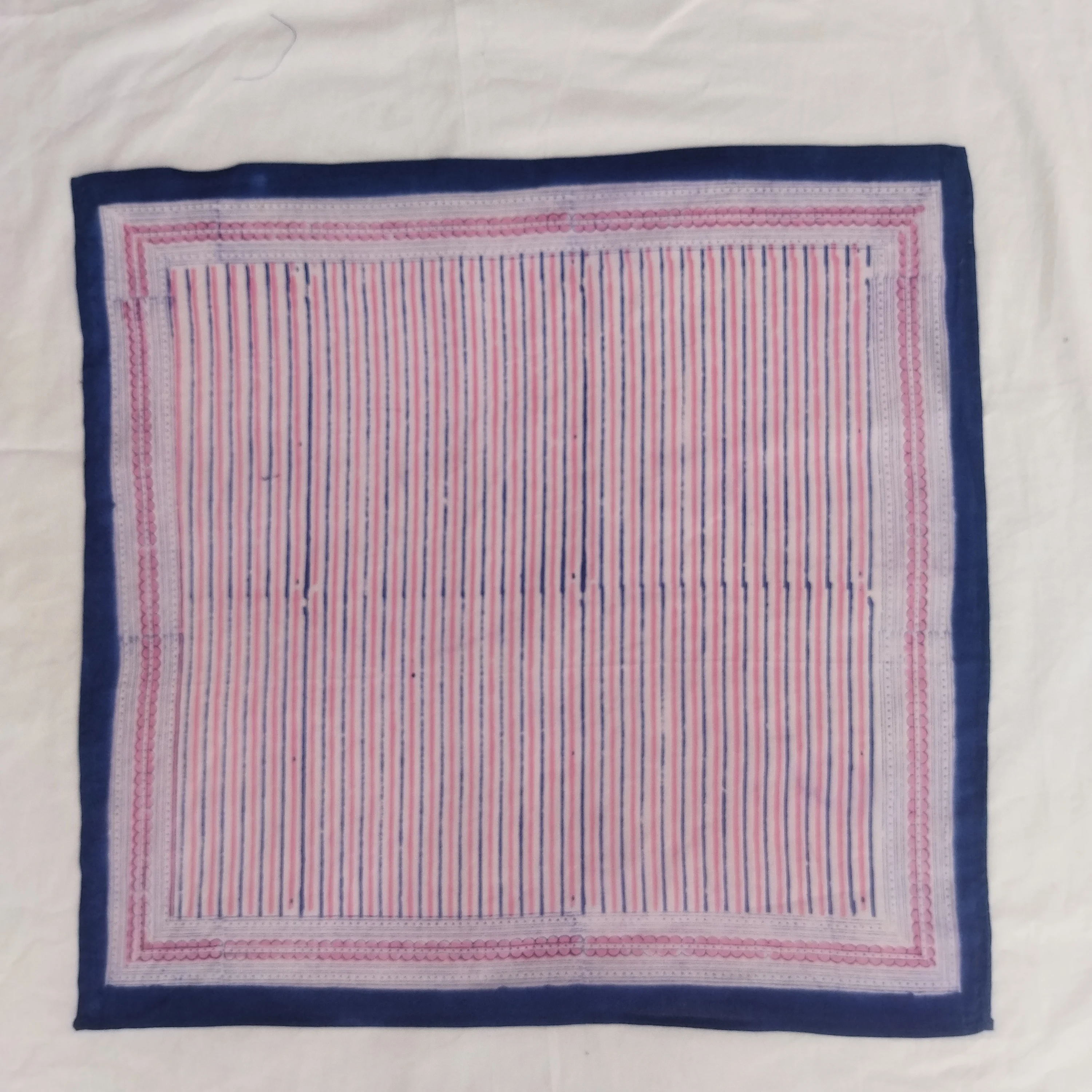 Wholesale New Arrival Hand Block Print Cotton Head Wrap Bandana Scarf For Casual Unisex Clothing, Colorful Scarves For Summer