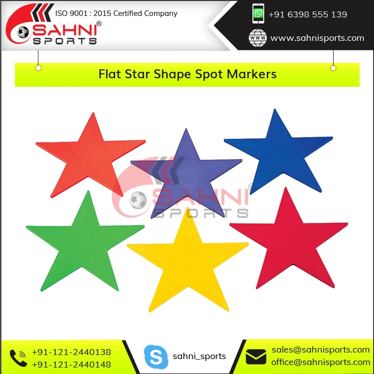 2022 Latest Arrival Non-slippery Material Made Wholesale Educational Toys Flat Star Shape Spot Markers for Kids