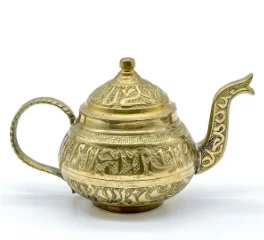 Производство и поставщик металлический турецкий чайник из марокканского металла роскошный сорт ручной работы оптовая продажа