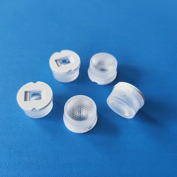 14mm PMMA waterproof 35 45 60 degree 5050 led lens with tape