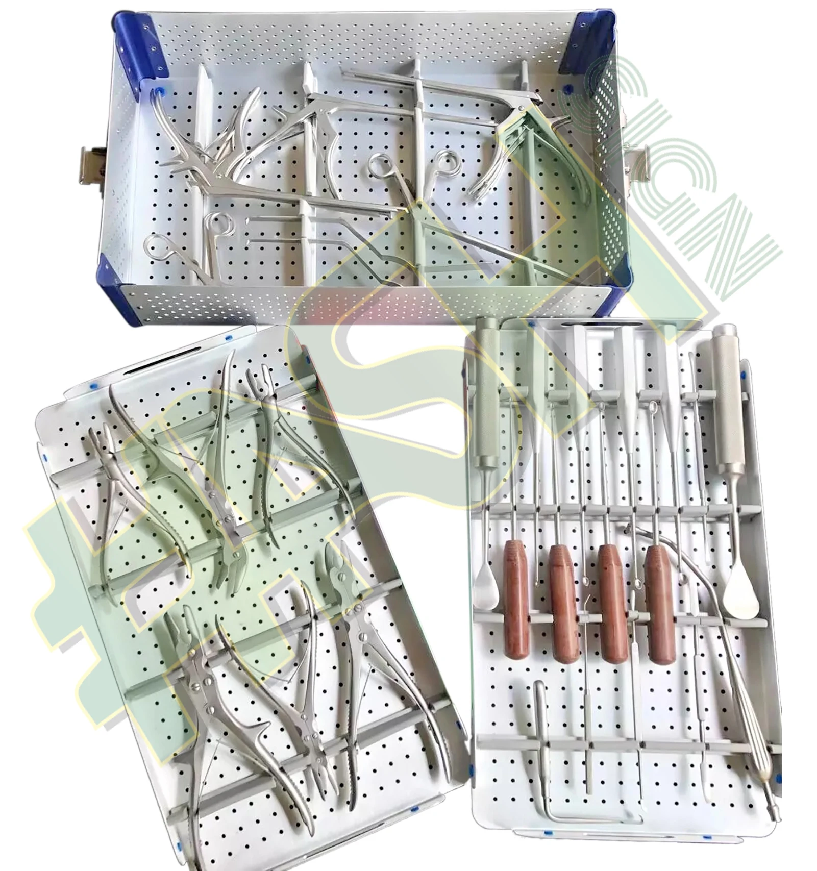 Orthopedic Surgical Spine Pedicle Screw Instruments Set for Lumbar Fixation Set / Orthopedic Spine Fixation Instruments Set