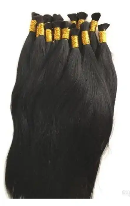 Natural Brazilian human hair wavy hair extensions