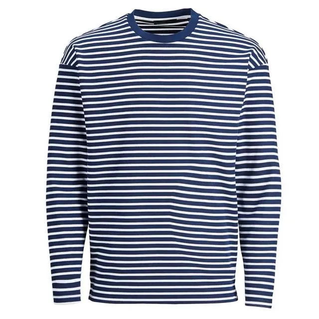 Blank Solid Color Man Sweatshirt Wholesale Man Clothing Striped Design Custom Logo Cotton Fleece Winter Breathable Sweatshirts