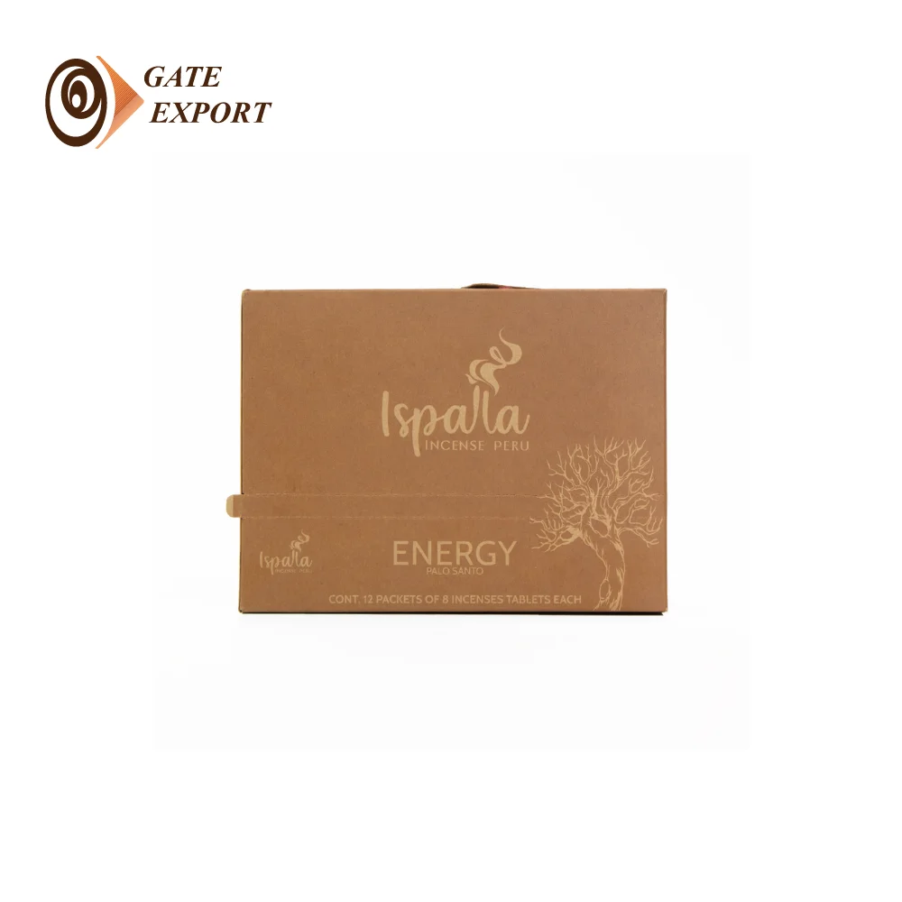 New Ispalla Energy Incense Tablets Palo Santo Scent Natural Incense Peru