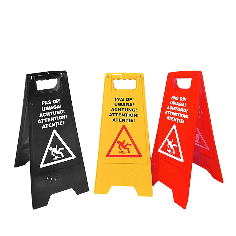Wet Floor Sign Custom Caution Wet Floor Sign - Black Caution Sign