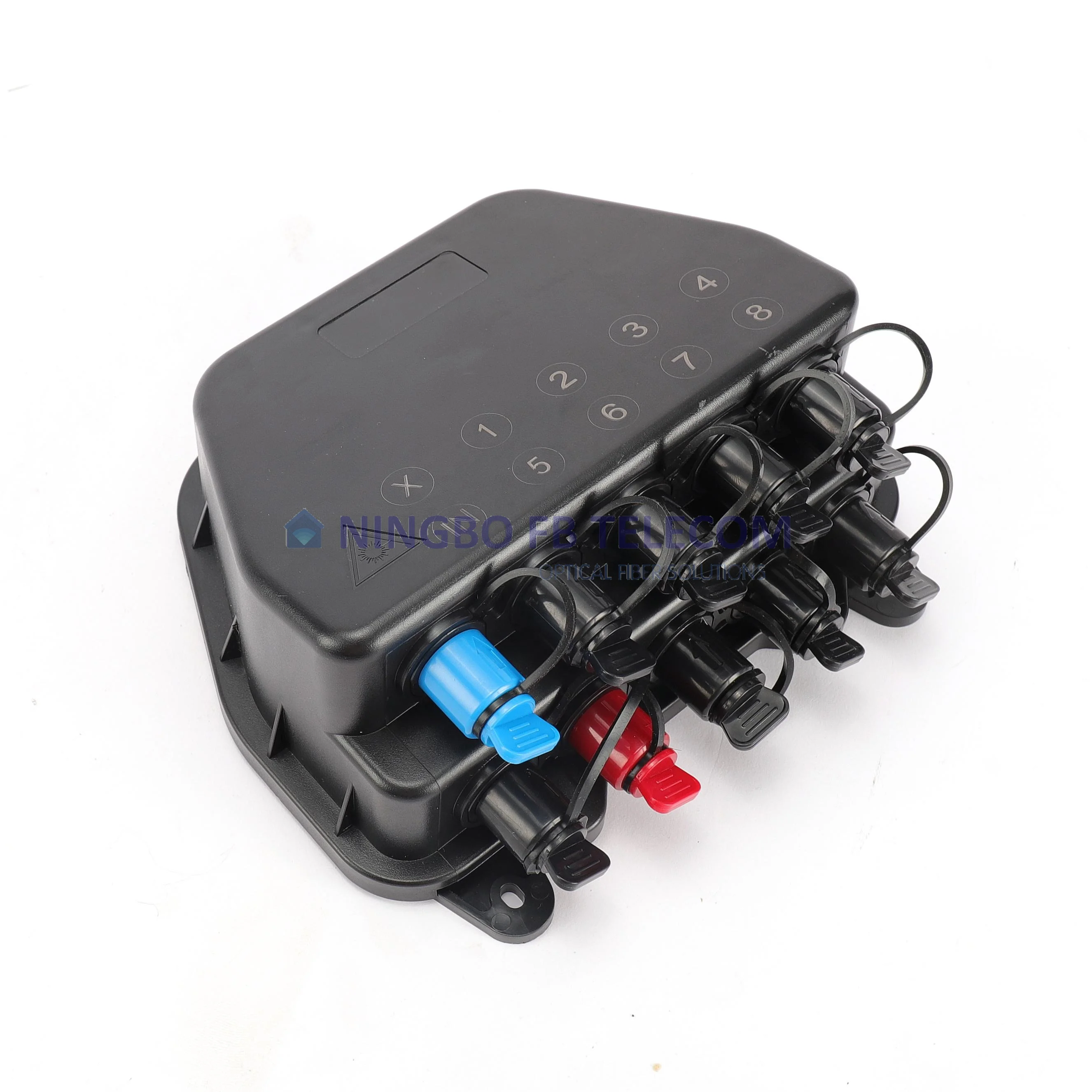 Outdoor 10 Port Fiber Optic Pre-terminated Box Fiber Access Terminal Optical Pre-connected Distribution Box