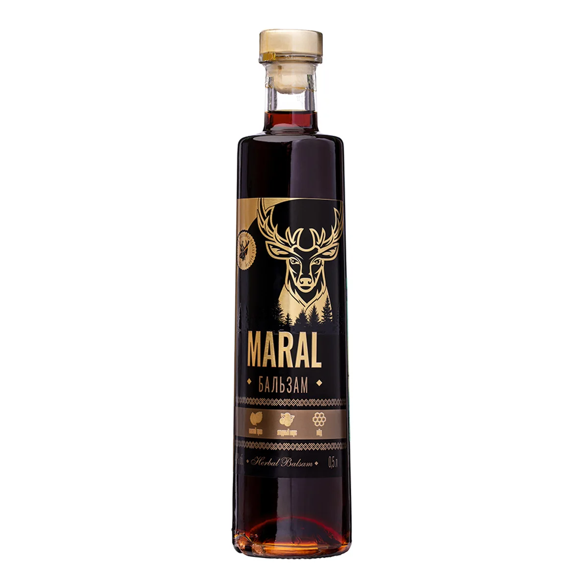 Бальзам «MARAL», травяной ликер 40%, бутылка 0,5 л