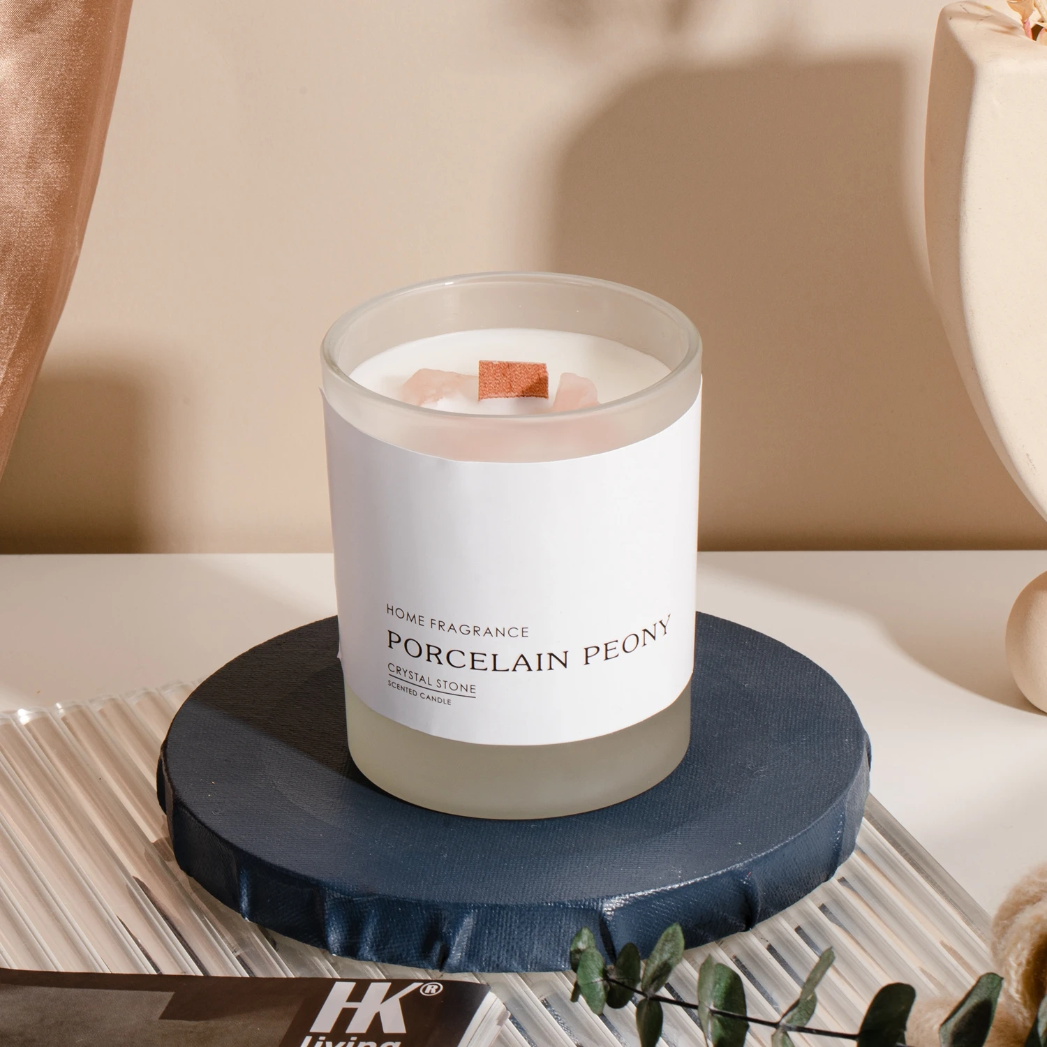 Hot Selling Eco-Friendly Home Decor Soy Wax Wholesales Crystal Glass Candles Jar With OEM and ODM service