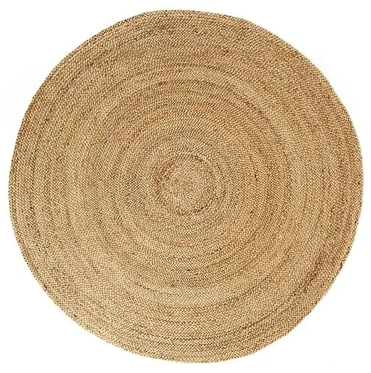 Indian Wholesale Natural Jute And Cotton Rectangle Rug Braided Carpet Rug Available at Wholesale Price from India