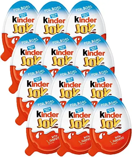 Kinder SURPRISE JOY EGG FOR BOYS 20GR X 48