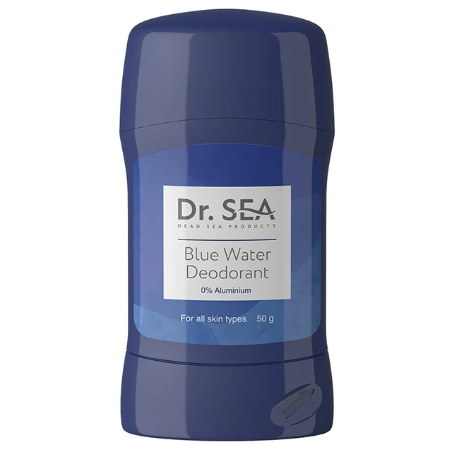 Dr.Sea Cosmetics голубая вода мужской дезодорант для подмышек с маслом розмарина и перечной мяты против пота всех типов кожи