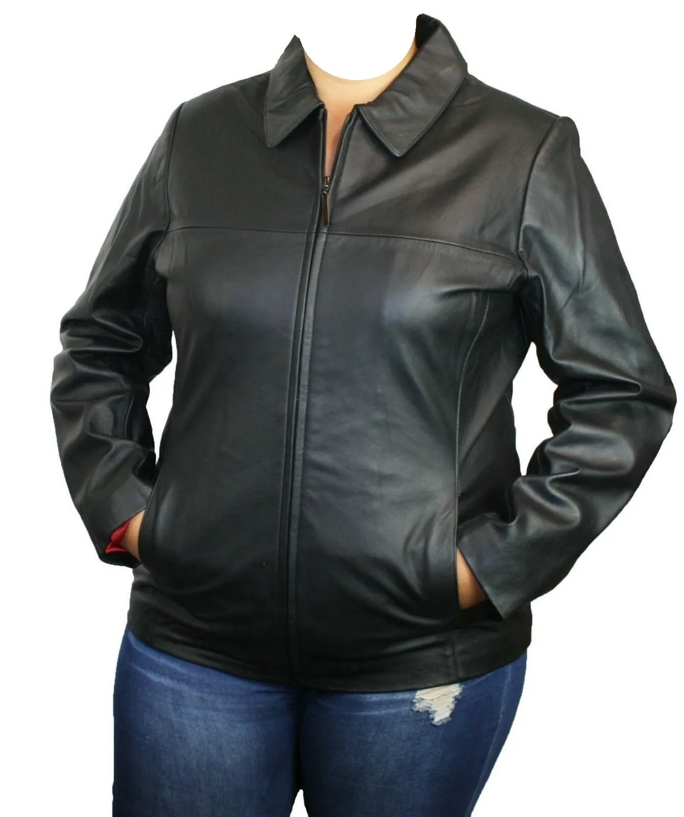 Factory Custom western style girls vintage real sheepskin leather Pakistan motorbike women genuine leather jacket for ladies