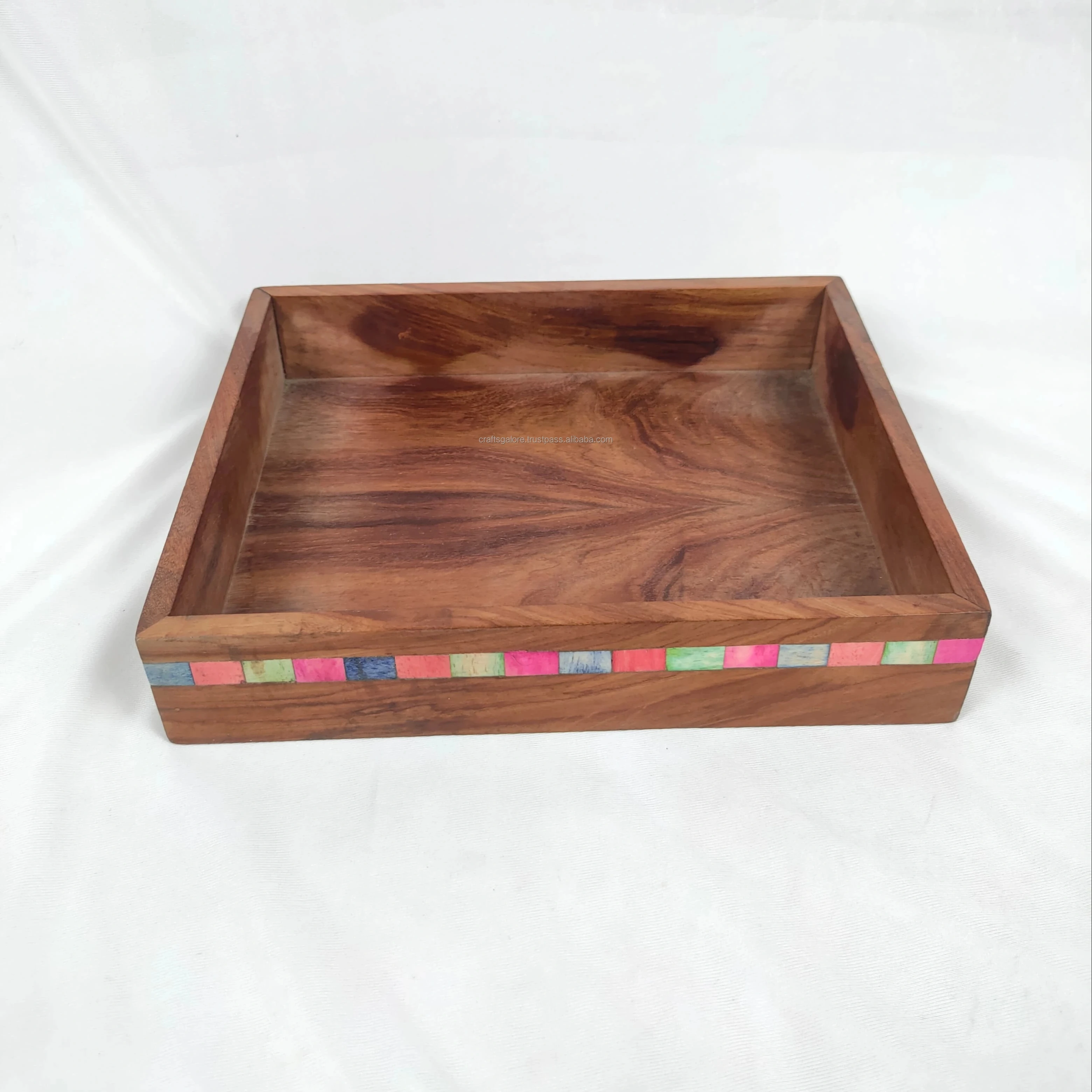 Tray/wooden serving tray online in India Wooden trays most versatile item in your kitchen to elevate dining experience.