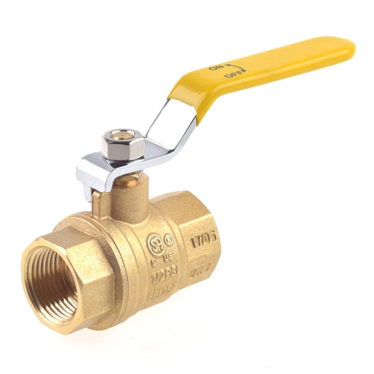 1/2 - 2 Inch Brass Ball Valve Plumbing Fitting Water Shut Off PEX Pipe Copper Brass Ball Valve for Water Oil Gas