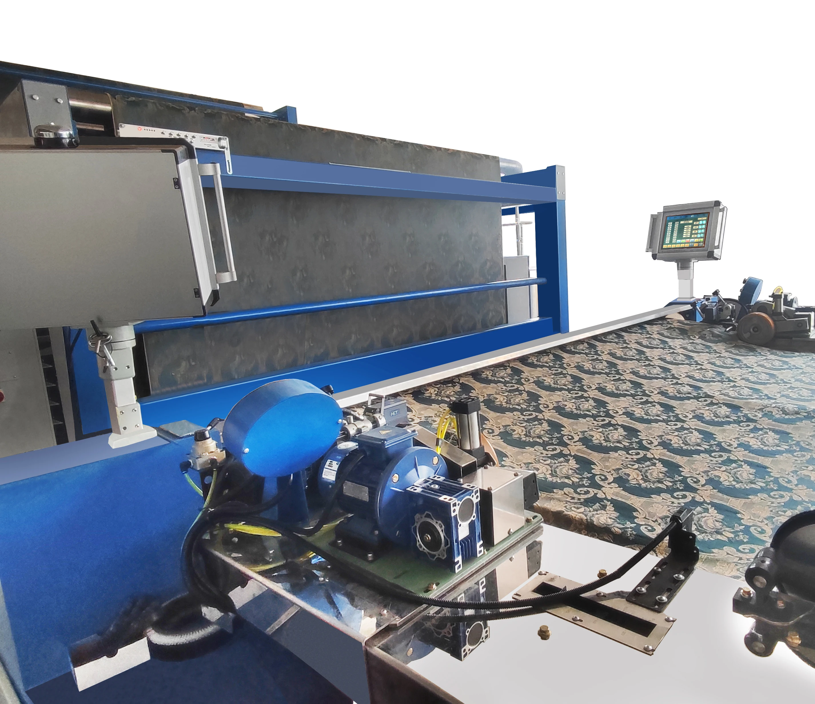 Станок для отделки текстиля Youneng, 8 камер, газовая Термоусаживающая полиэфирная ткань