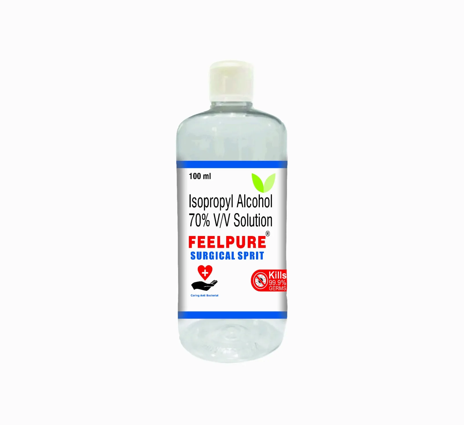 Surgical Spirit IPA 70% 100 ML With customized Packing size Available Surgical spirit Solution at low low price of IP Grade