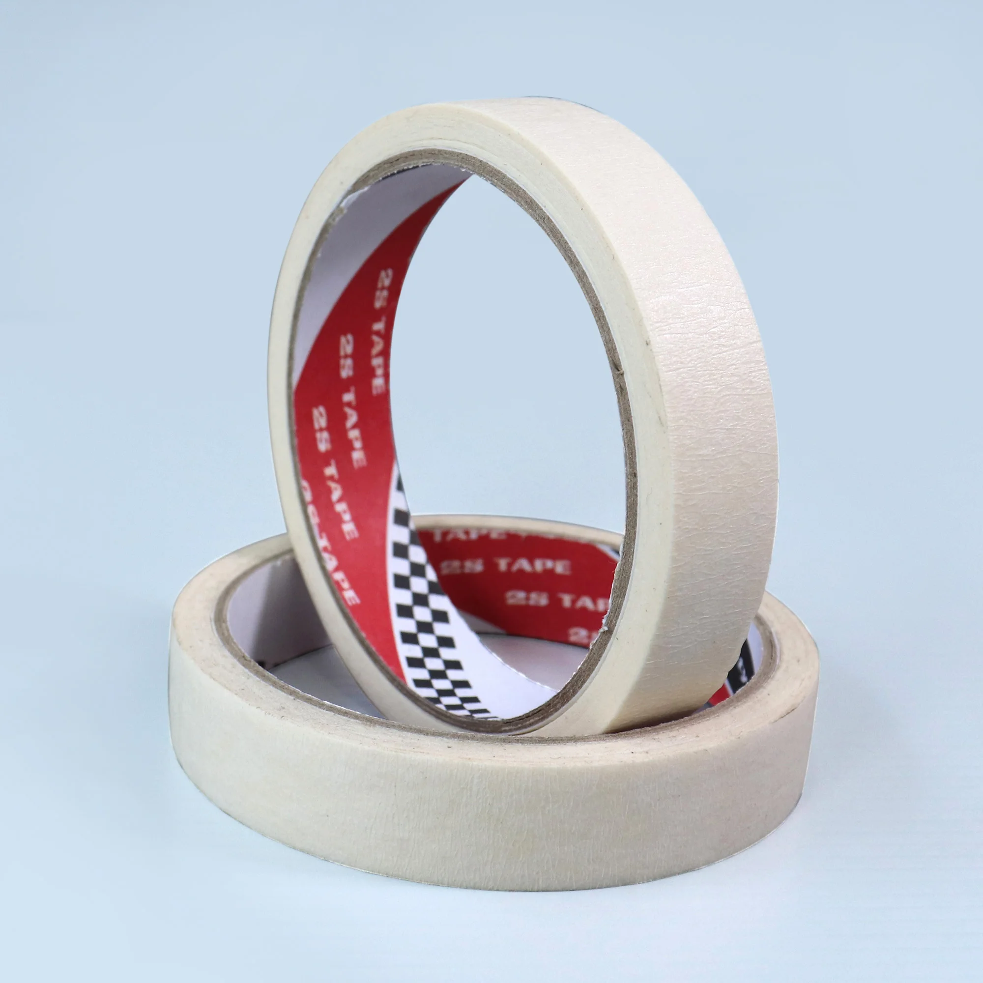 Malaysia High Quality Heat Resistant Good Viscous Custom Single Side Adhesive Masking Tape Acrylic Yellow White Color