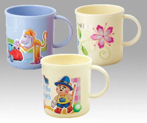 Plastic Fifty Fifty Coffee Mug Promotional best popular BPA Free Plastic Travel Mug Reusable Coffee Cup Mug with plastic tray