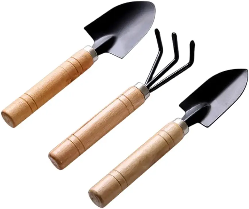 Fabulous Design Meta And Wood Gardening Tools Top Selling Great Quality Hand Garden Tools Household Wholesale Price