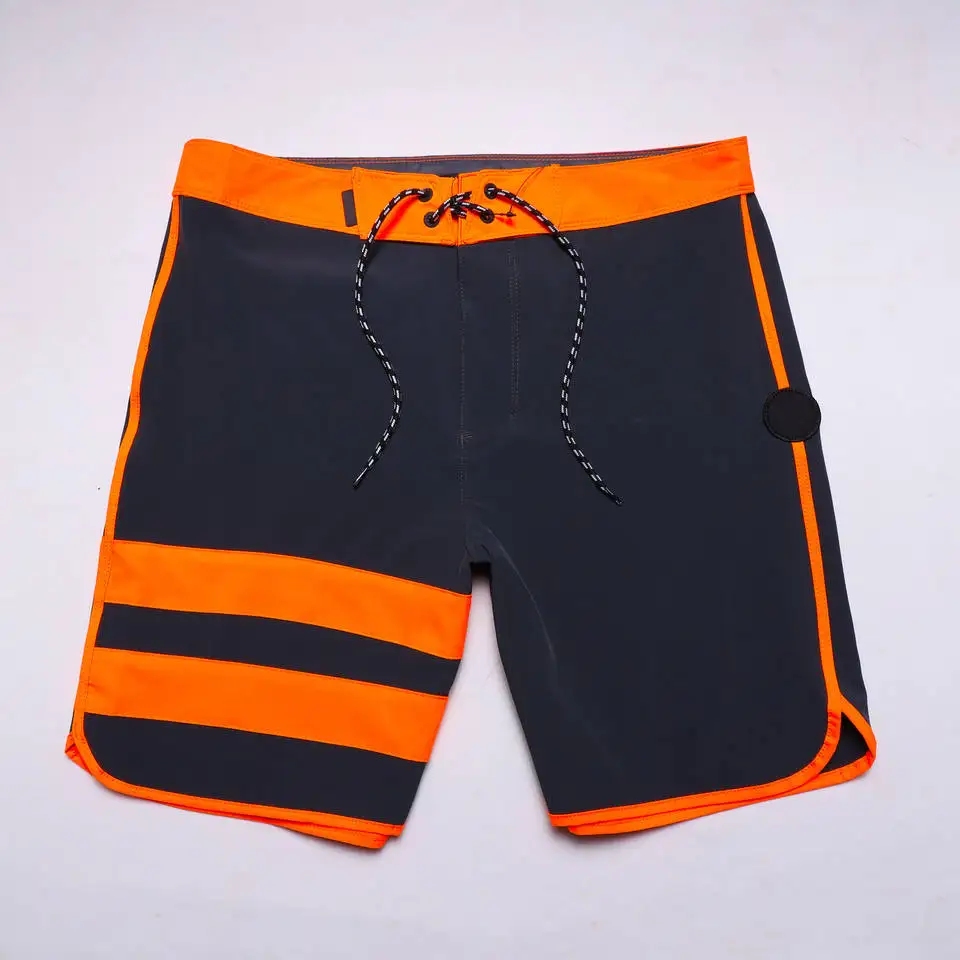 custom surf printing beach shorts swimming board shorts men boardshort mens swim trunks with compression liner