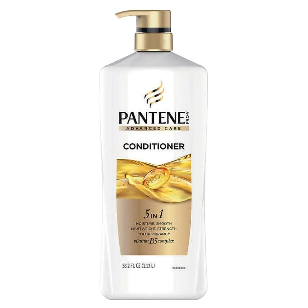 Pantene Pro-V Smooth & Sleek Shampoo For Dull & Frizzy Hair 500ml / Pantene Pro-V Advanced Care Shampoo, 1L