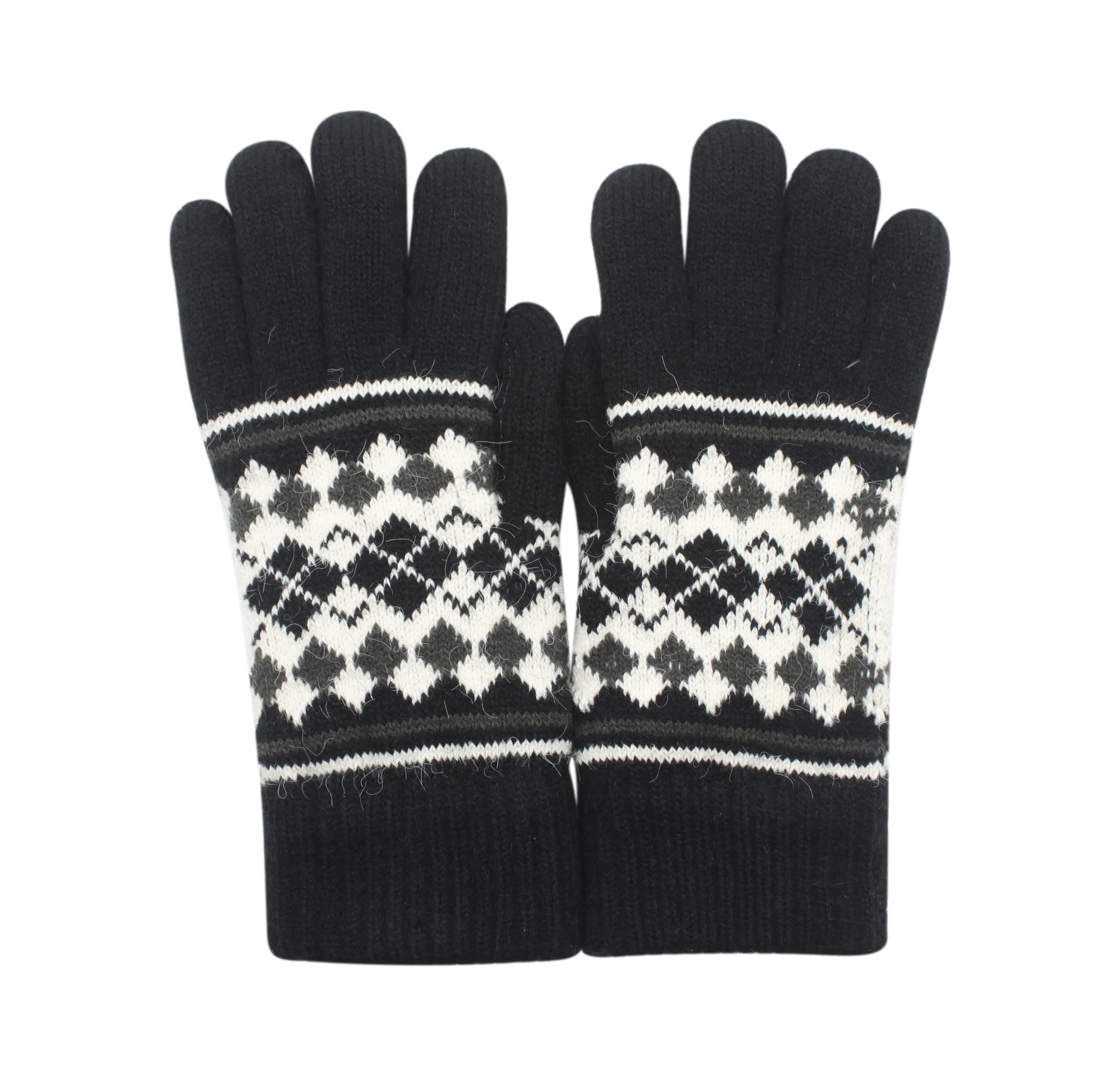 Double Layer Winter Gloves For Women