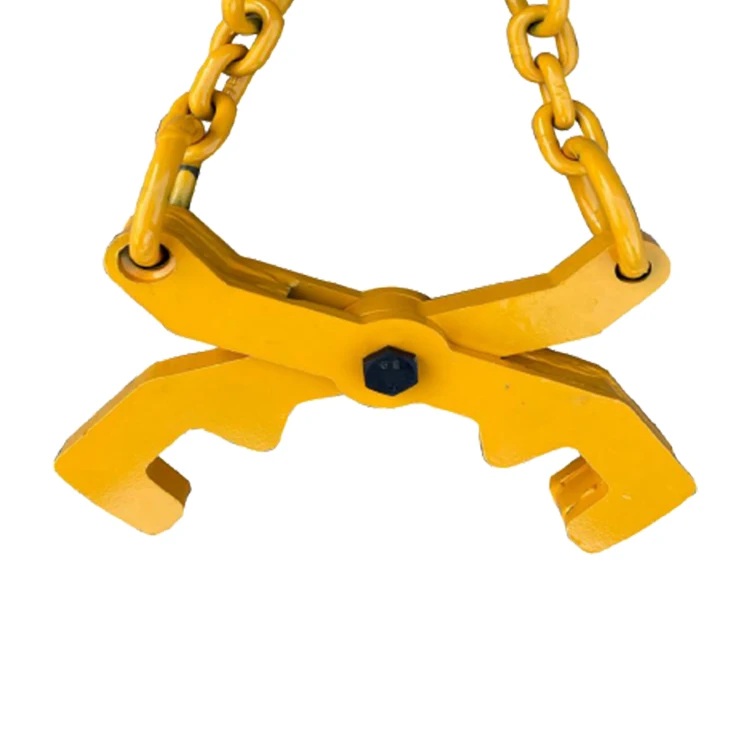 Easy Loading And Unloading 1t Steel Billet Light Bar Tube chemical industry Stone Lifting Clamp Beam Clamps