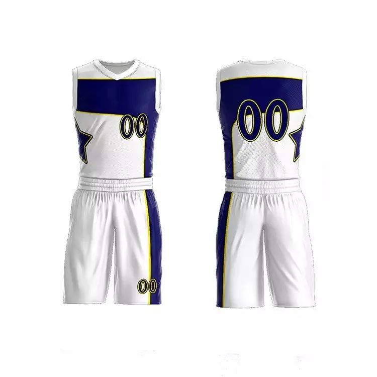 2022 Custom Basketball Wear Sublimation Print Basketball Jerseys