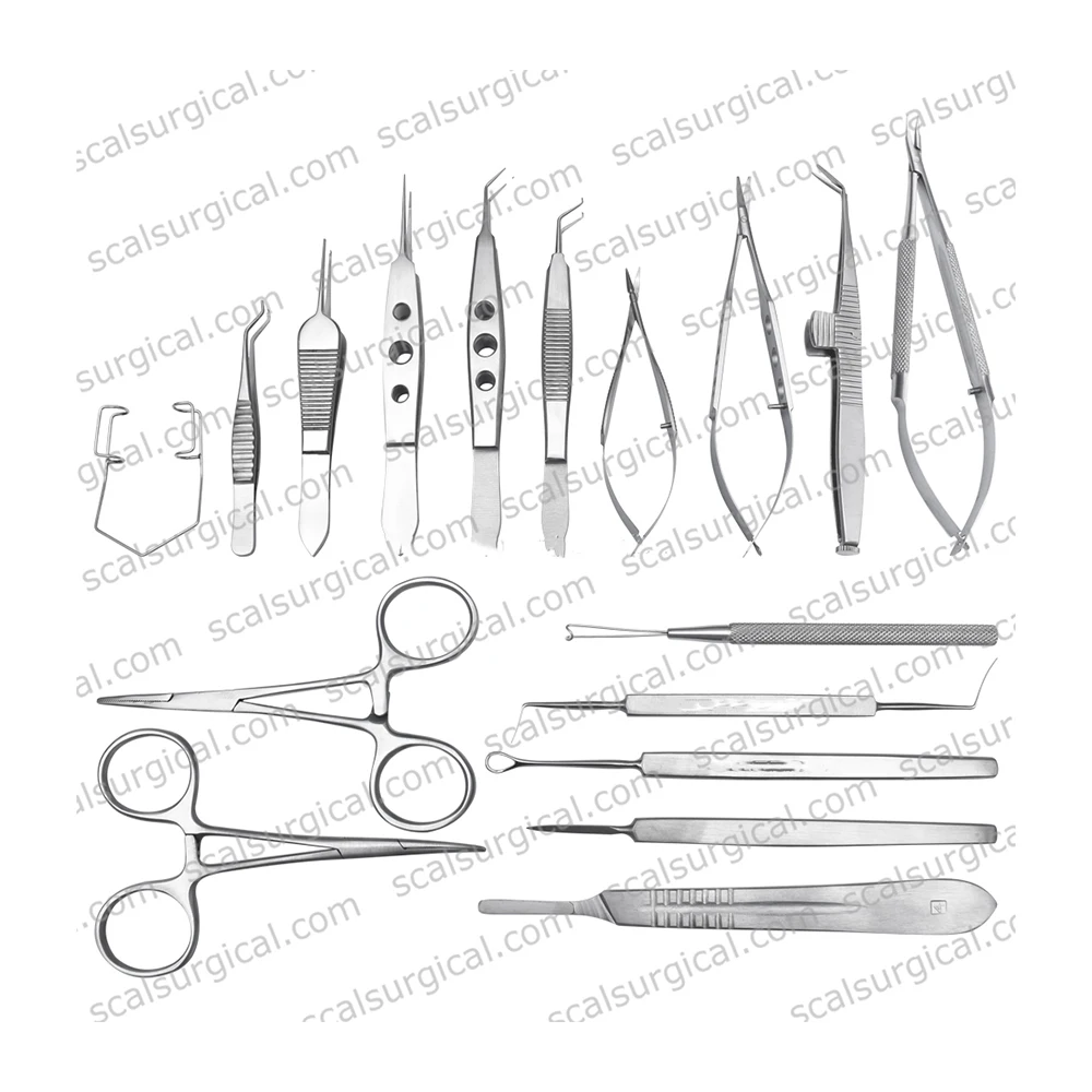 20 Pcs Eye Micro Minor Surgery Ophthalmic Surgery Micro Surgical Instruments Set