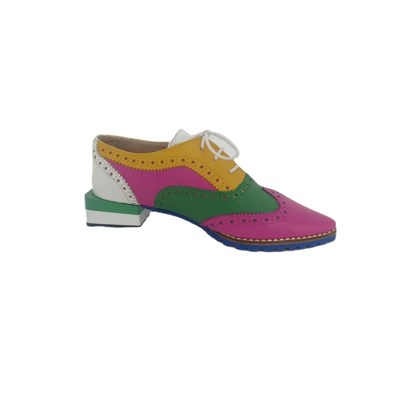 American Fashion Shoes mixed Full Colour formal ladies high Oualty shoes women sandal heels Genuine Leather Soft Stuff 2024