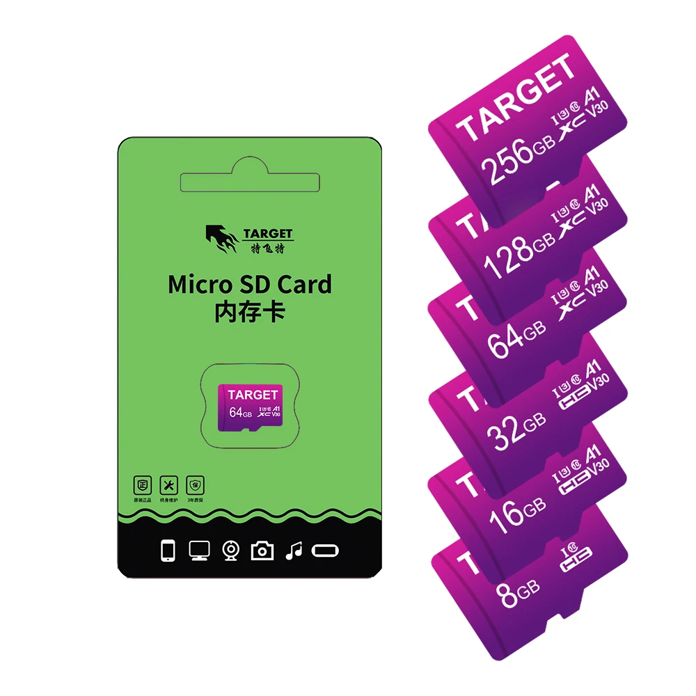 Popular Sd Card 128gb 64gb 32gb 16gb 8gb 256gb Pro Memory Card Uhs-3 High Speed Class 10 85mb/s Memoria Used For Camera
