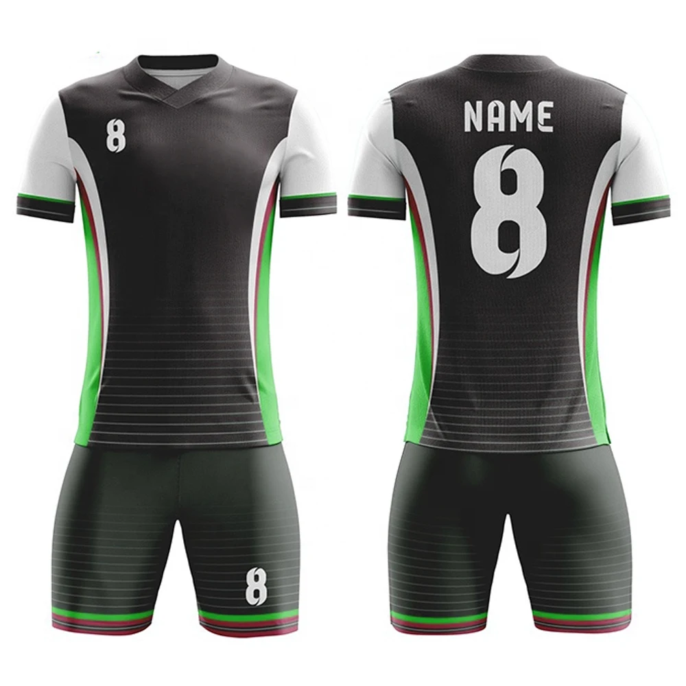 Soccer Uniform 100% Polyester Unisex Comfortable Shirts & Tops Customized Logo Printing Polyester Spandex Accept Customized Size