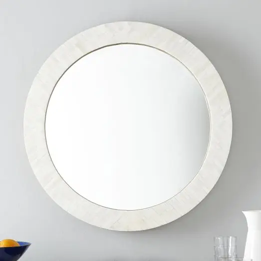 Classic Style Luxury Bone Inlay Wall Mirrors Frame Wall Mirror for Wall Decoration Available at Bulk Price