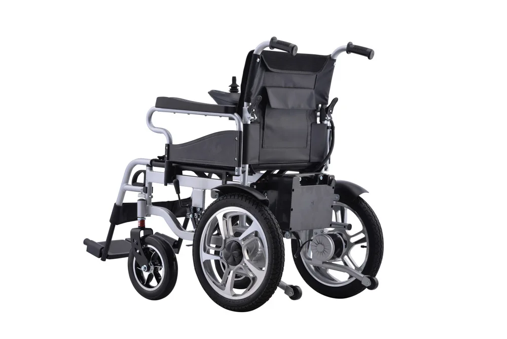 Newest Lightweight Foldable Electric Wheelchairs with Joystick Control, Designed for the Elderly and Disabled 50111- L344