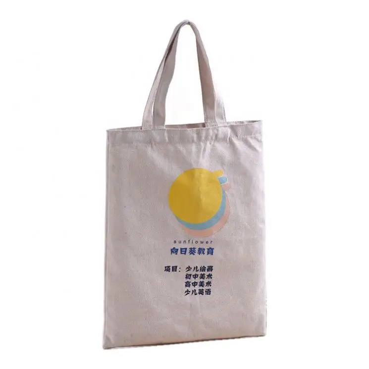 Eco Cotton Canvas Handbag Souvenir Tote Bag For Wholesale
