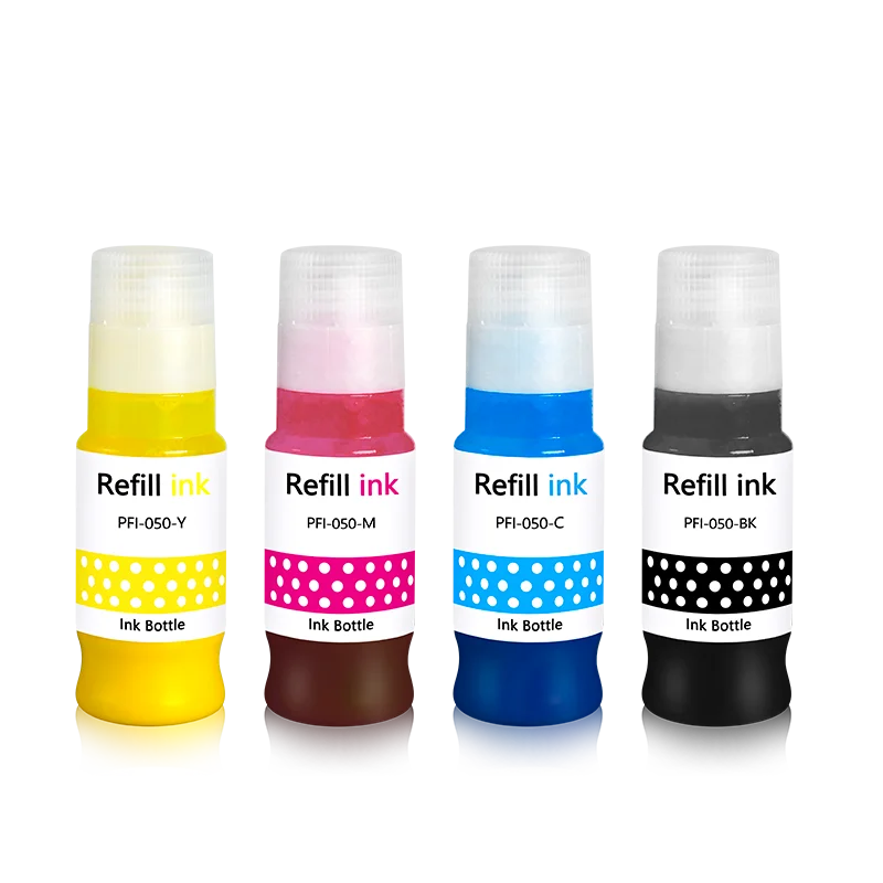 MWEI PFI-050 PFI050 PFI 050 Премиум совместимый цвет Tinta картридж бутылка заправка чернил для TC-20 принтера Canon