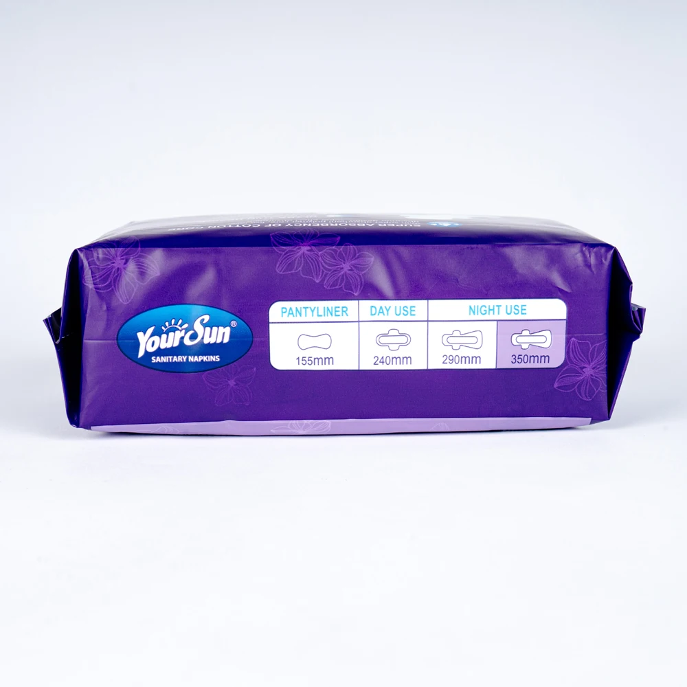 B Grade Korea Antibacterial Ultra Thin Absorbent Cloth Sanitary Pads Organic Biodegradable Sanitary Napkin With Low Price