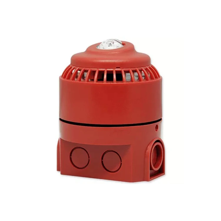 Система пожарной сигнализации обычных EBE9-BSR электронный зонд и маяк красный свет IP65 стробоскоп световая пожарная сигнализация